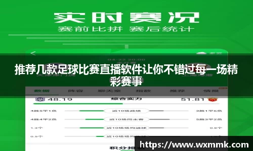 推荐几款足球比赛直播软件让你不错过每一场精彩赛事